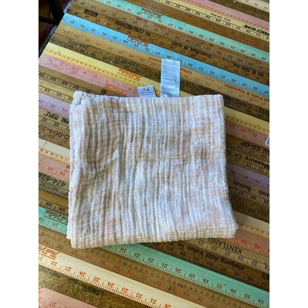 Lulujo Baby 100% Cotton Muslin Swaddle Blankets 40x 40 Aden + Anais Lot Of 2